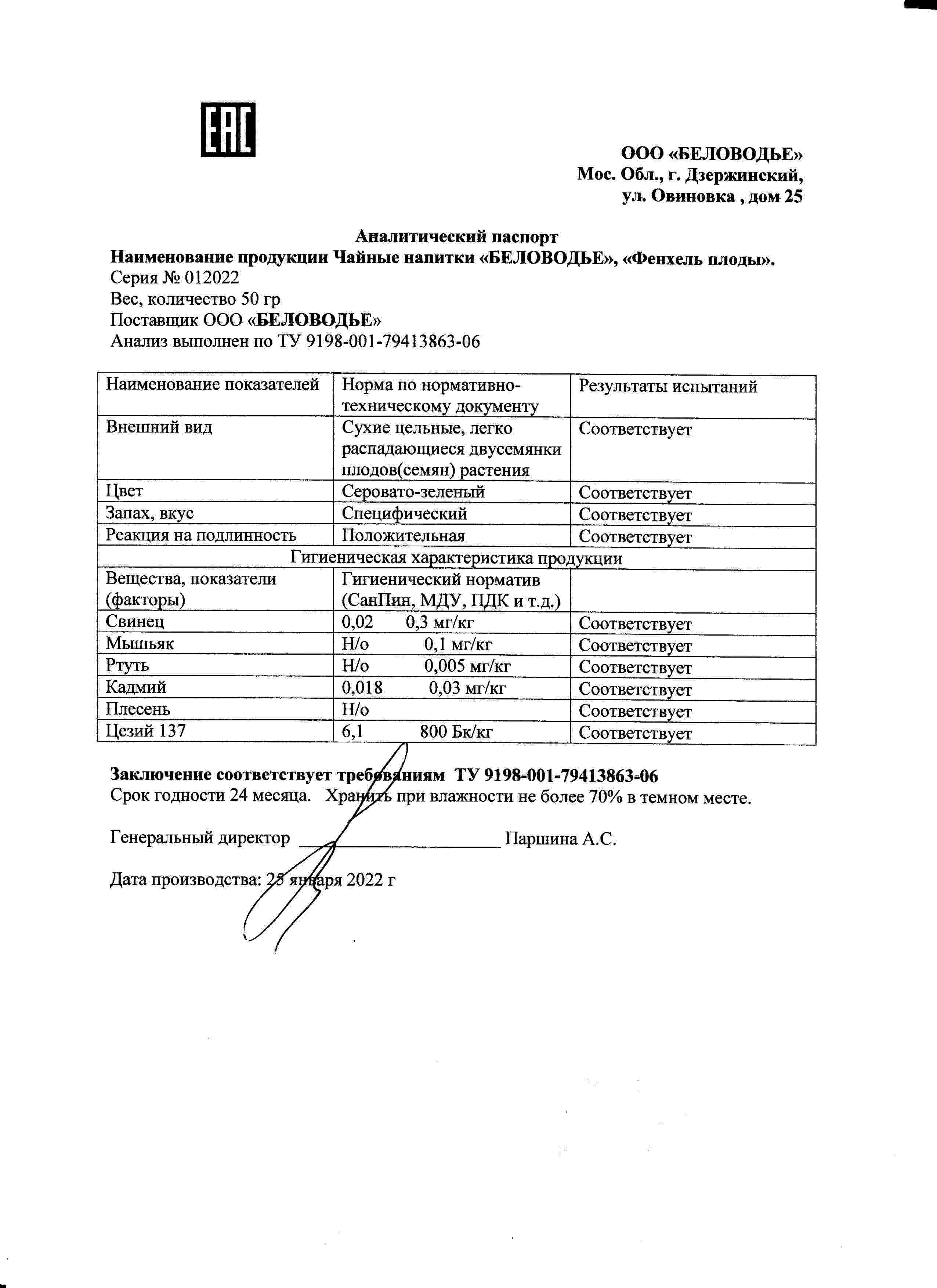 Паспорт №012022